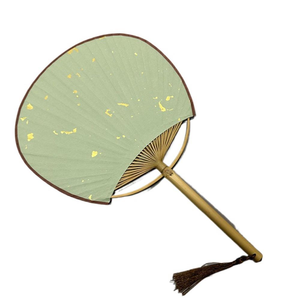 Бумажный пустой веер, винтажный китайский веер, классический расписанный вручную веер с каллиграфией