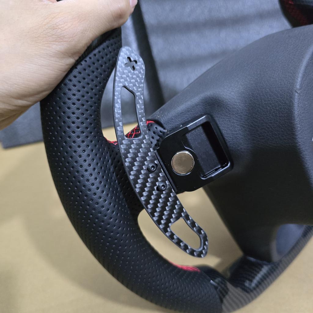 High Performance Carbon Fiber Magnetic Paddle Shifters Set For SEAT Leon FR Cupra 5F MK3 2013-2020 Ibiza FR 6F MK5 2018-2021