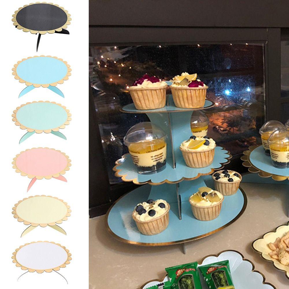 Multicolor Cake Stand Round Cake Plate Creative Dessert Stand Party Supplies