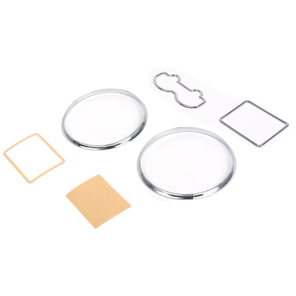 Хромированные кольца спидометра, ободковая рамка, циферблат, кольца для циферблата, комплект декоративных рамок для VW Passat 3B B5 97-01 Golf 97-03