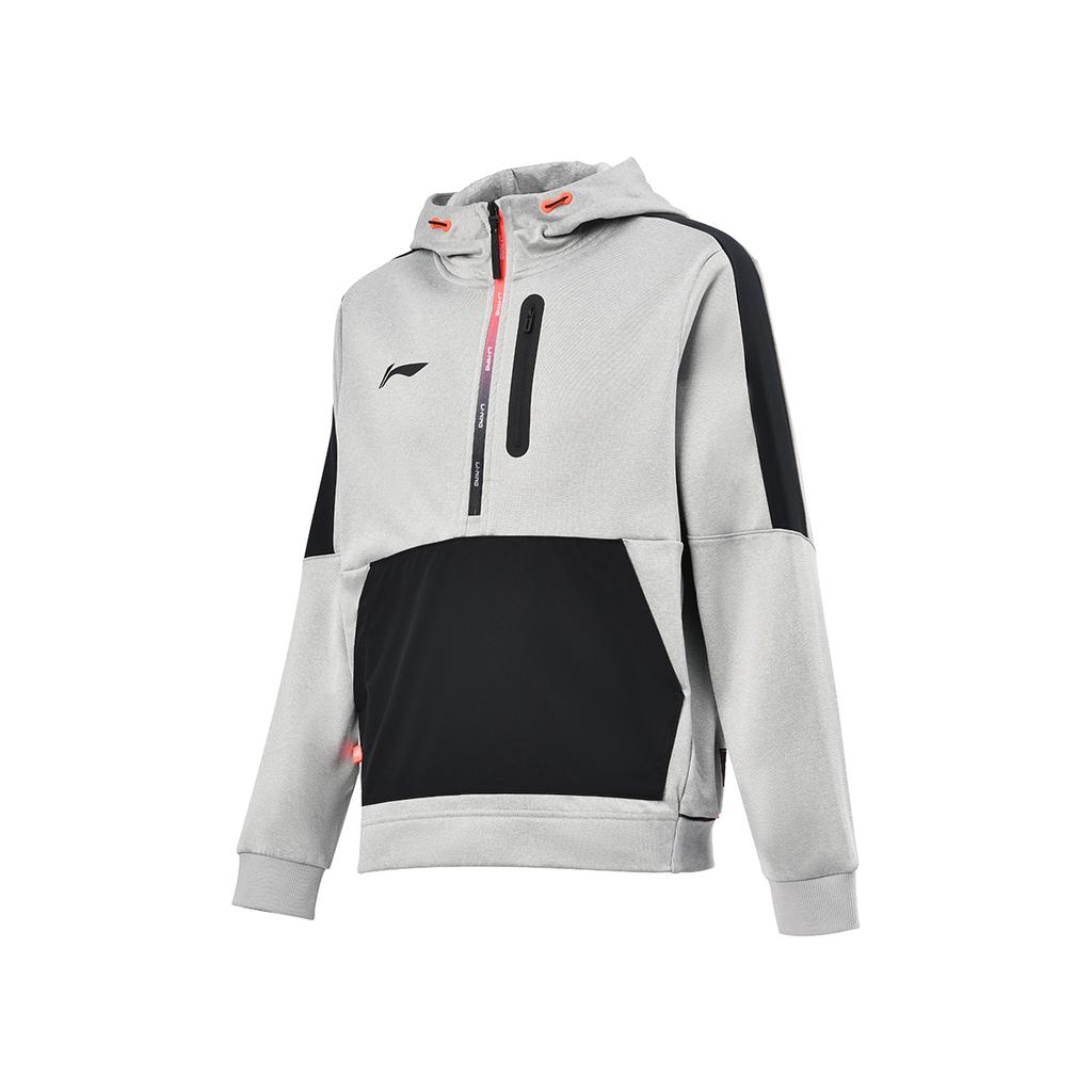 Толстовка Li Ning Унисекс Серо-меланжевая AWDUB85-2