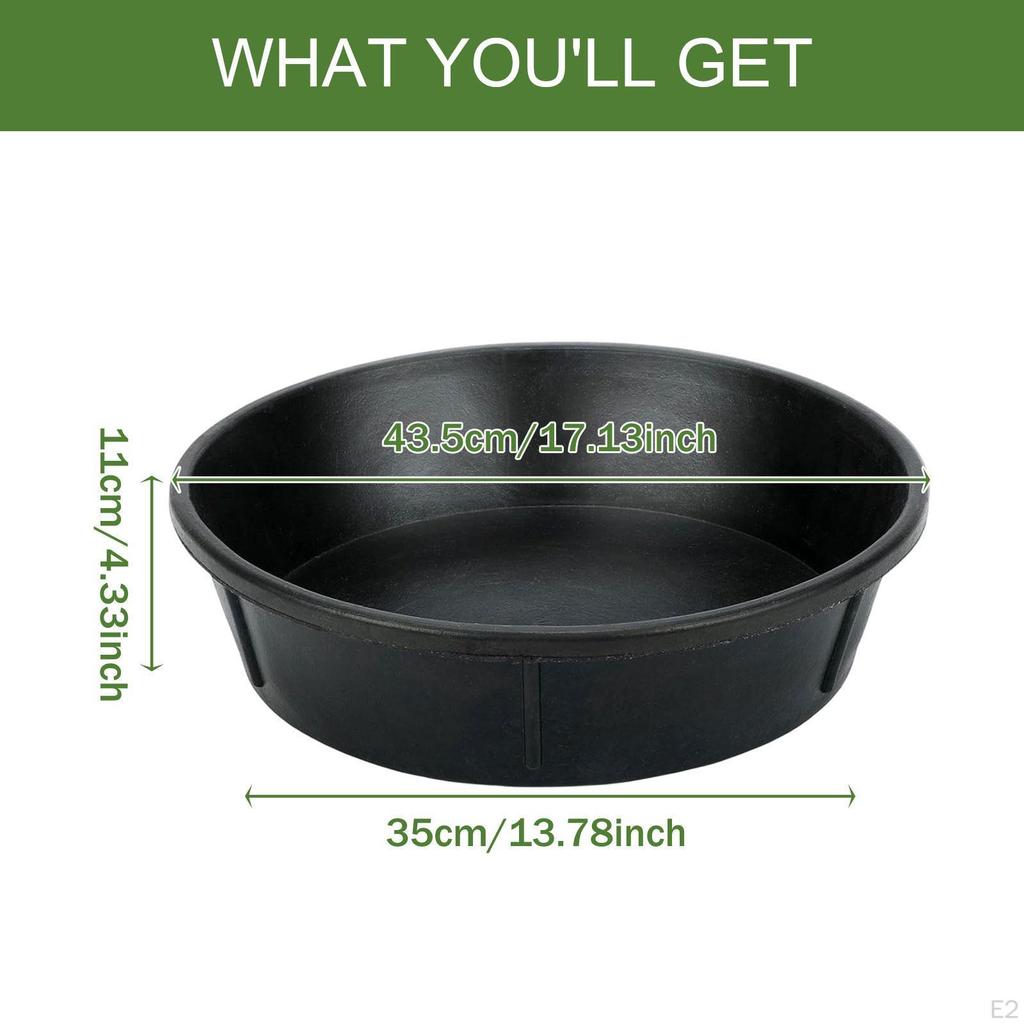 Horse Feed Bucket Feeding Container Multipurpose Stackable Trough Utility for Outdoor