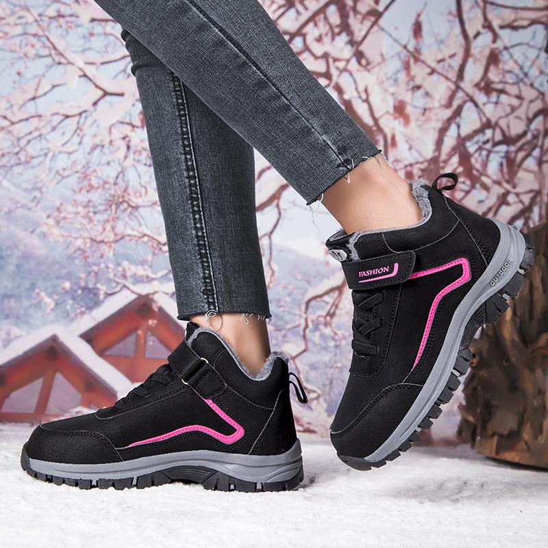 Модные Новые Ботинки Мужские 2024 Зима Рабочая Хлопковая Обувь Платформа Удобные Кроссовки Уличные Износостойкие Теплые Повседневные Плюшевые Зимние Ботинки