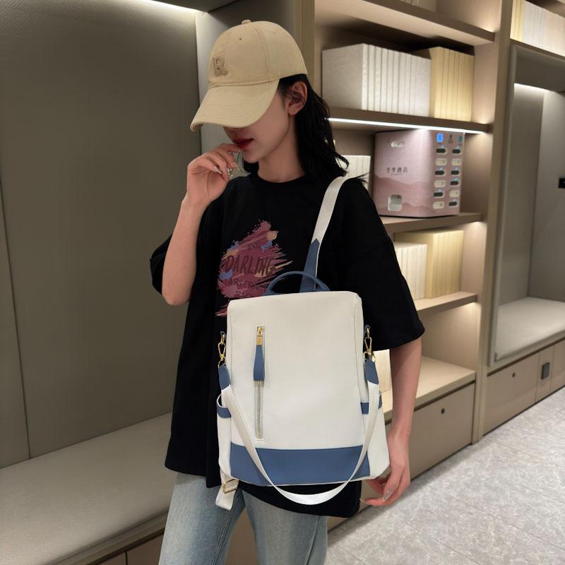 Корейская версия модного рюкзака женская мода универсальная сумка из ткани Оксфорд легкий студенческий школьный рюкзак противоугонный дорожный маленький рюкзак