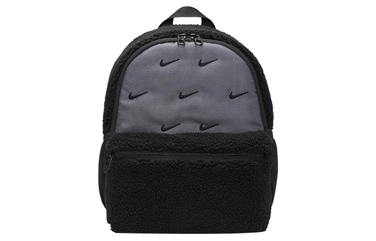 Nike Zip Closure Fabric Backpack Mini Men's Black