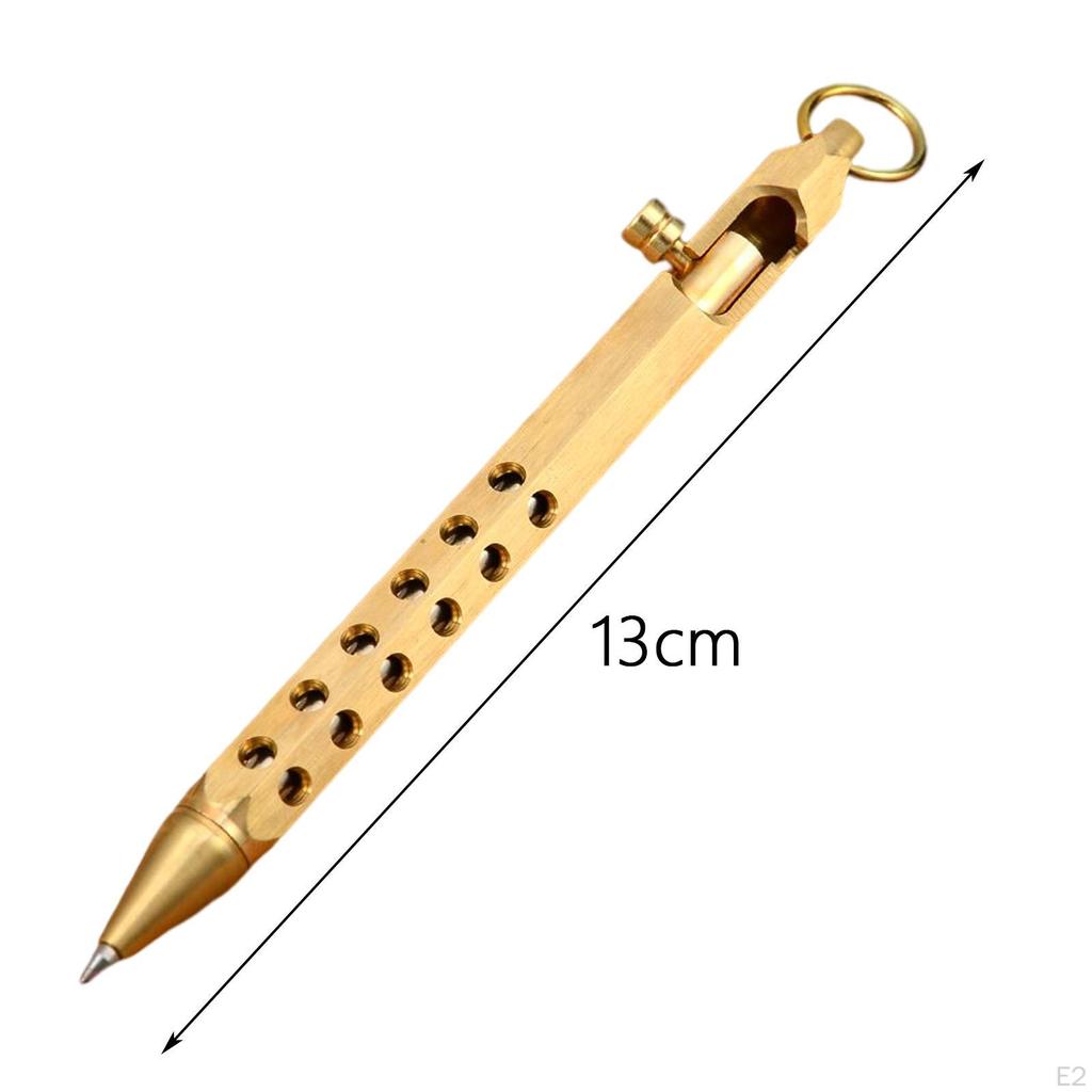 Brass Ball Size Rollerball Writing EDC Sign Business Daily Use for School