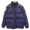DENIM&SUPPLY Пуховик M Темно-синий логотип системы Мужской Б/у