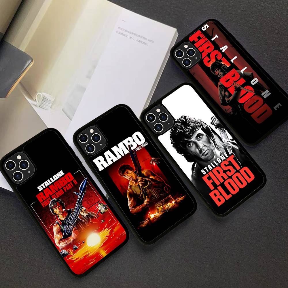 1 шт. Чехол для телефона из фильма «Рэмбо: Первая кровь» для iPhone 17 16 15 14 13 Plus 12 11 Pro Max, чехлы из ПК+ТПУ, задняя крышка