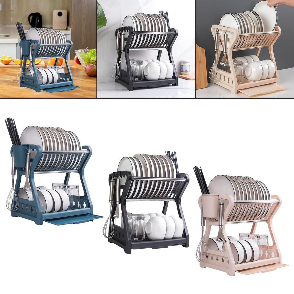 Инновационная подставка для сушки посуды, универсальная и компактная для организации столешницы