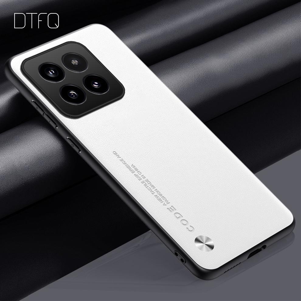 Чехол для Xiaomi 14 Pro Ударопрочный кожаный чехол с узором для Xiaomi 14 Coque Funda Cover Роскошный кожаный чехол для Xiaomi 14 Pro