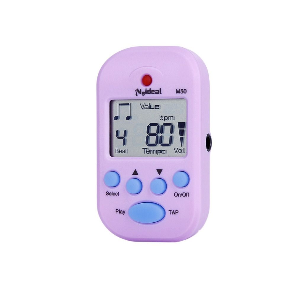 Dual-channel Mini Metronome Professional Digital Beat Tempo Metronome  Piano