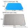 Silicone Placemat: Waterproof, Heat-Resistant Drain Pad & Table Mat for Air Fryer, Glass, Tableware
