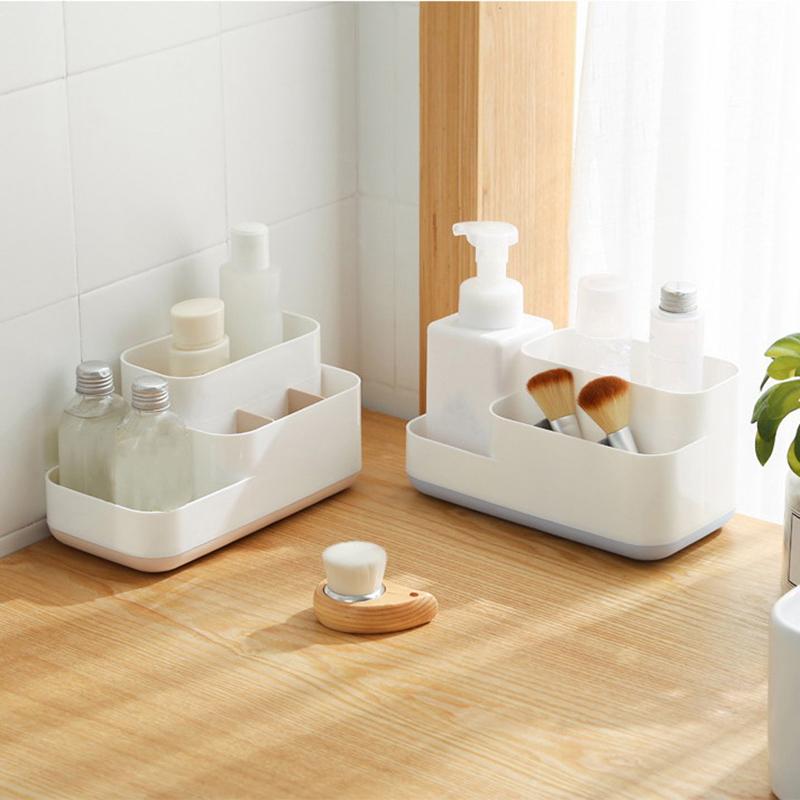 Настольный ящик для хранения Ящик для хранения косметики Ящик для хранения с отделениями Ящик для туалетного столика Контейнер Коробка для мелочей Коробка для косметики