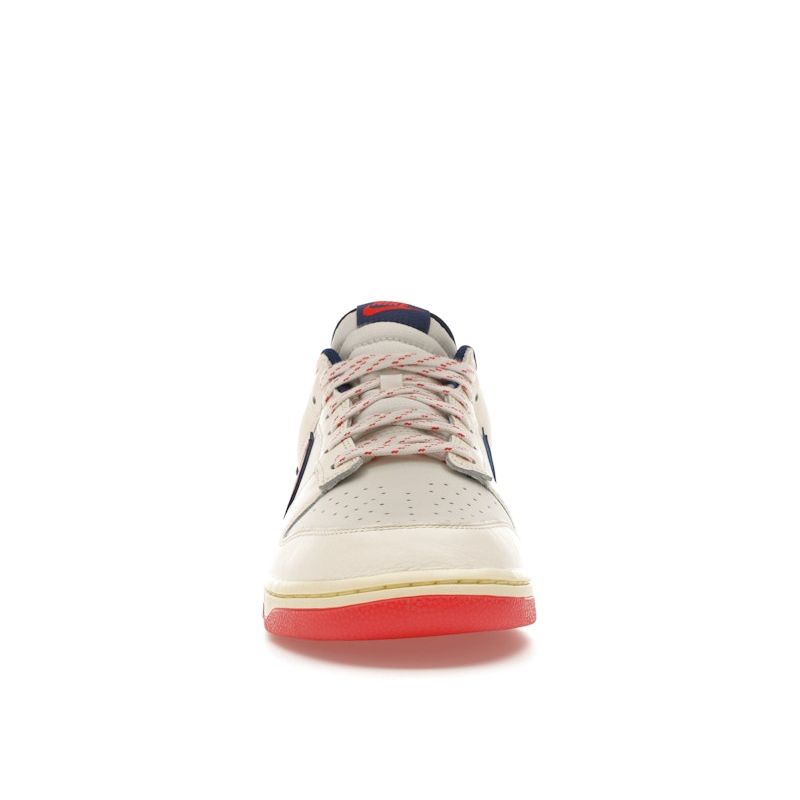 Nike Dunk Low Retro Pack Unisex Sneakers Cream Pale-Ivory Light-Crimson HV5749-110