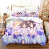 Новый Комплект Постельного Белья THE iDOLM@STER Cinderella Girls Starlight Stage Односпальный Полуторный Двуспальный Queen King Размер Комплект Постельного Белья Для Спальни Комплекты Пододеяльников