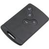 Key Card - Phonillico® - Renault - 4 Buttons - Compatible with Several Models - Black