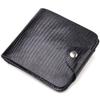 Мужское портмоне в два сложения из натуральной фактурной кожи CANPELLINI Purse 21575 Черное