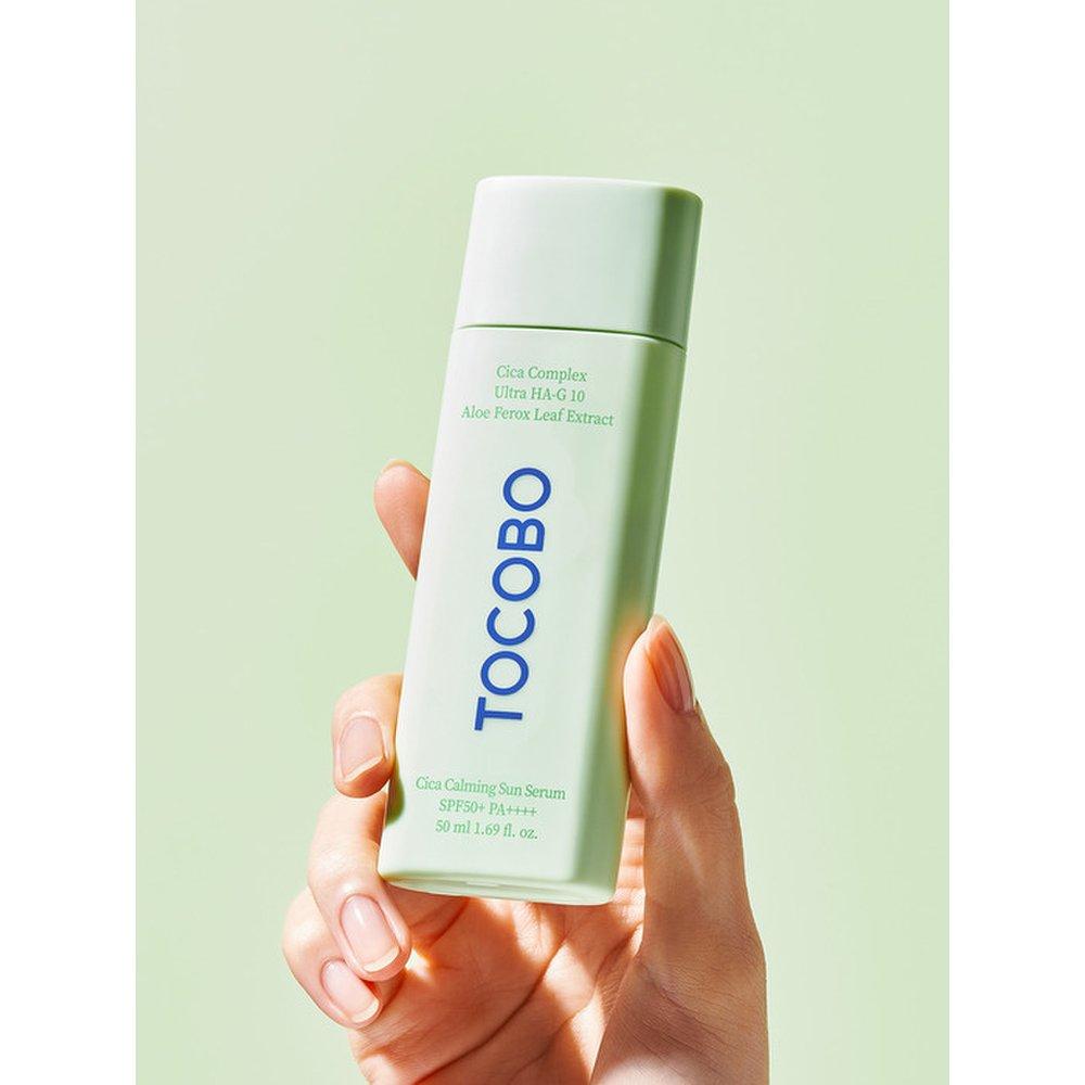 TOCOBO Cica Успокаивающая солнцезащитная сыворотка 50 мл SPF50+ PA++++