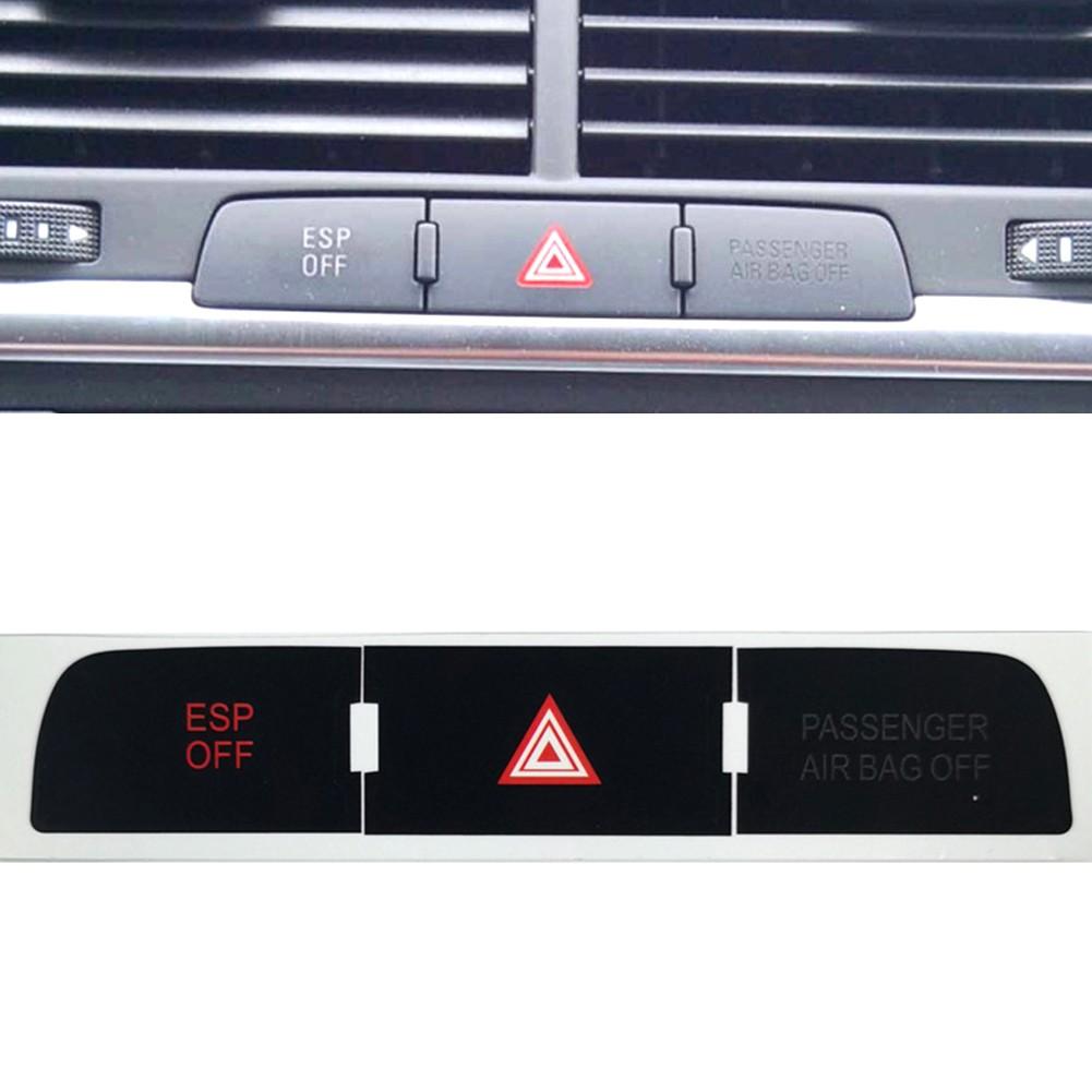 1 комплект наклеек для ремонта кнопок, черный высококачественный винил для Q7 2003-2015