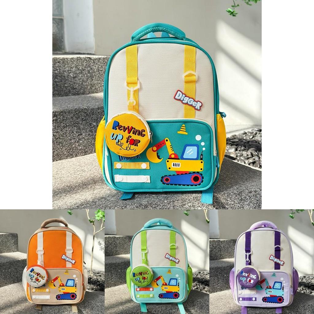 Versatile And Fun Unisex School Backpack With Comfortable Curved Shoulder Straps