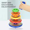 Rotating Toy Flying Stacking Gyroscopes Interesting Launcher Gyroscope Set  Kids Toy