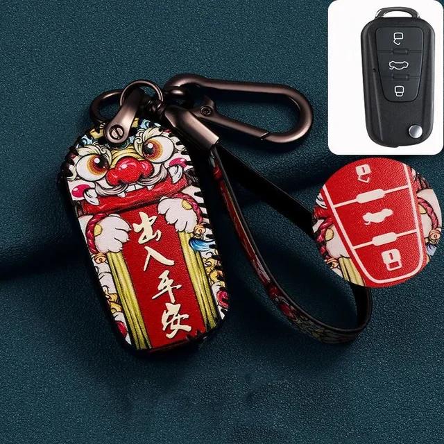 Для MG ZS GT GS EV MG5 6 7 EZS HS EHS Roewe RX5 Rongwei Rx5plus кожаные наборы для ключей брелоки MG аксессуары