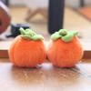 Cute Cute Fruit Persimmon Pendant Plush Toy Doll Persimmon Ruyi School Bag Hanging Decoration Keychain Doll