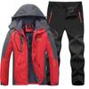 Winter Ski Suit For Men Waterproof Fleece Hiking Jacket Pants Male Snow Snowboard Suits Sports Warm Trekking Camping Cycling Set