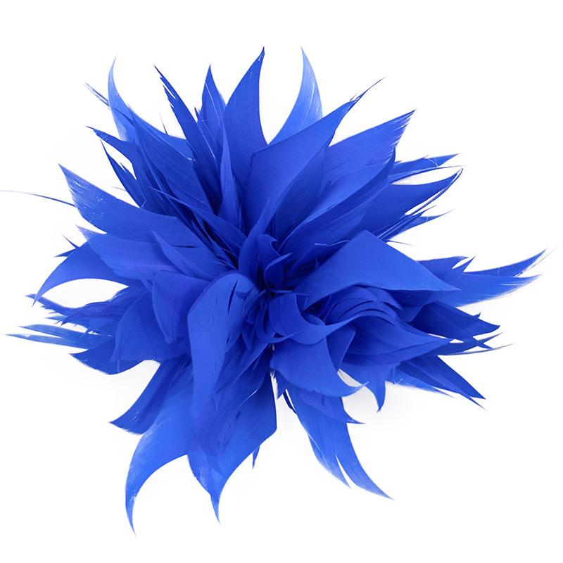 Брошь из перьев страуса для женщин, тканевая брошь из перьев, зажим для шарфа, лацканные булавки, аксессуар для платья, бутоньерка, украшение для женской повязки на голову