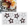 3D Star Shape Cake Decorating Tools Cupcake Silicone Muffin Pan Baking Stencil Cake Decorating Tool Chocolate Mould Decor