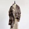 Winter Women's Fashion Warm Poncho Imitation Cashmere Thick Shawl Wrap Female Pashmina Blanket Bufanda Echarpe Scraf