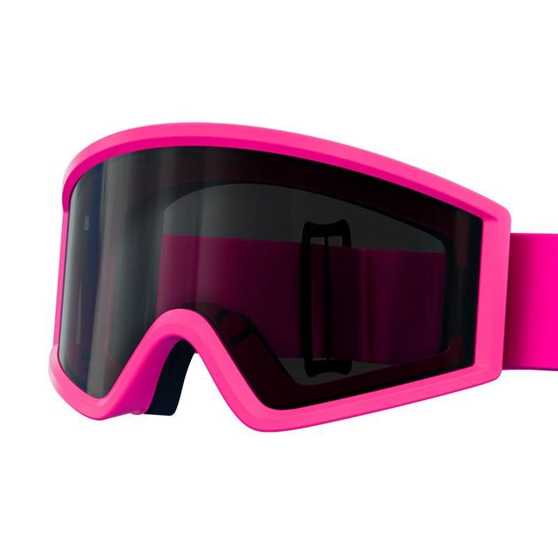 Cylindrical Double-Layer Anti-Fog Ski Goggles With Prescription Lens Insert UV Protection Windproof Snow Sports Eyewear