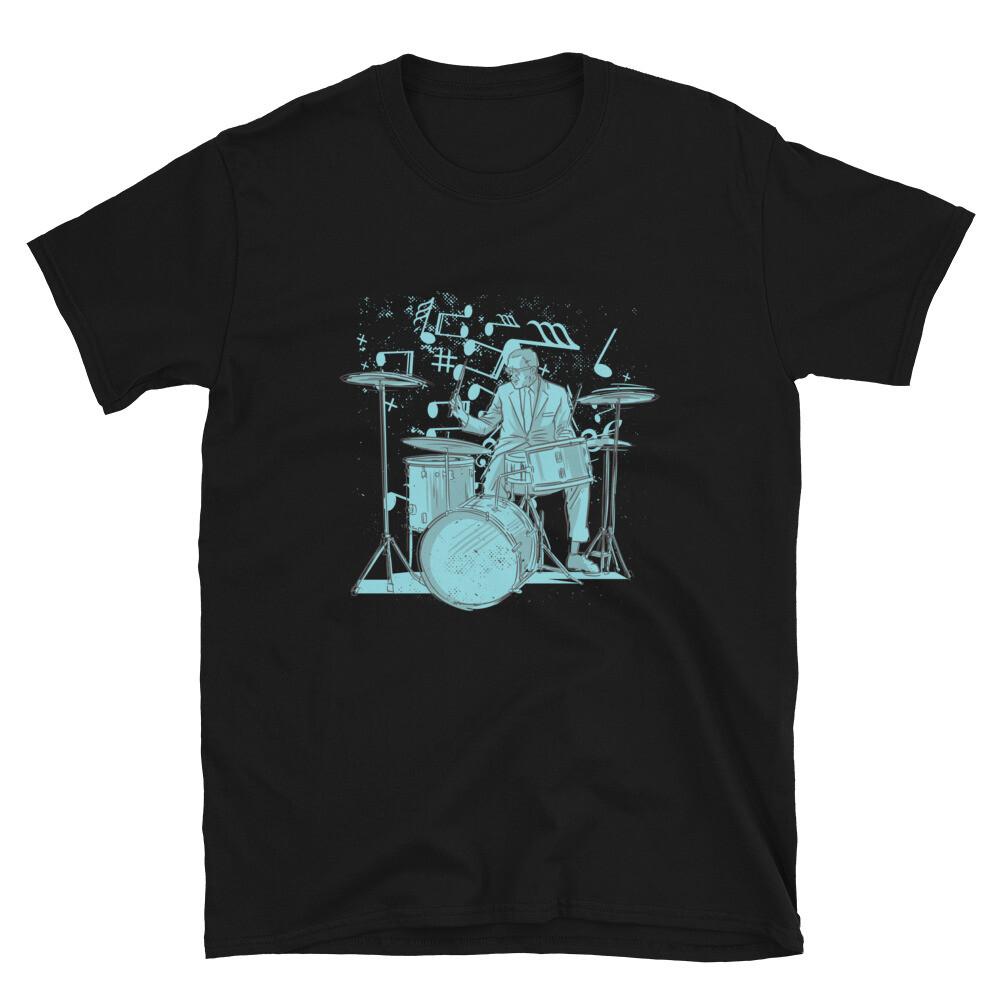 Classy Drummer Music Notes T-Shirt