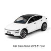1:24 Модели Игрушечных Машинок Model Y Roadster Литые из Сплава Открывающиеся Двери Звук Свет Оттяни Назад Изысканный Салон Модели Транспортных Средств