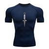 Men's Compression Fitness Sports T-shirt, Anime Kunai Printe