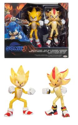 JAKKS Pacific Набор фигурок Соник Хеджхог Светящийся Супер Соник и Супер Шэдоу