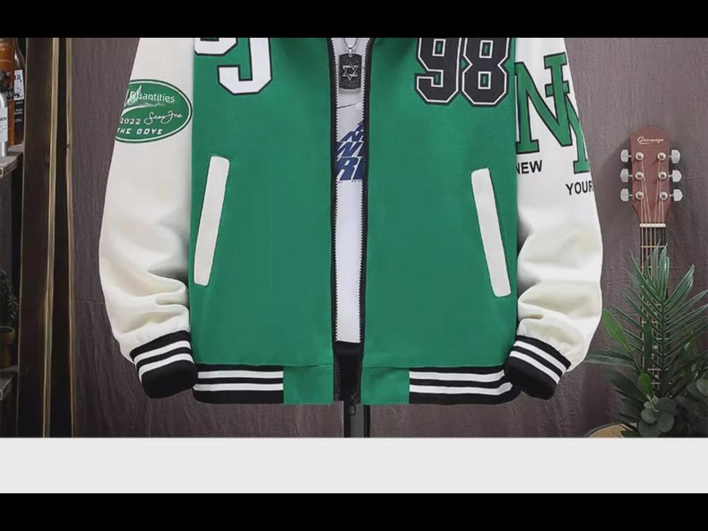 Осенний молодежный кардиган на молнии с цветными блоками 2023 года для учеников младших классов средней школы - тонкий мужской свитер-куртка