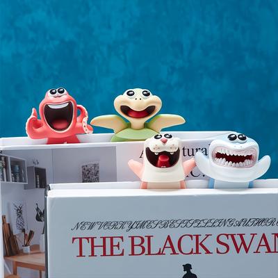 1 шт 3D Океан Мультфильм Животное Закладка для Подарка Подросткам Мальчикам и Девочкам Студентам ПВХ