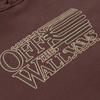 Vans Худи с графическим принтом Off The Wall Коричневый Унисекс VN000KVHE95