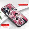 Чехол для телефона Akaza Demon Slayer горячий аниме-мужчина для iPhone 17 16 16e 15 14 13 12 Plus Mini Pro Max Мягкий черный Ударопрочный чехол