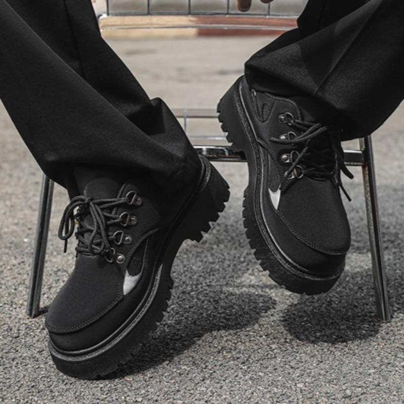 Fashion Men's Fashion Outdoor Casual Shoes Casual Shoes for Men Anti Slip Comfort Work Footwear Retro Locomotive Tooling Shoes for Mens