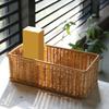 Элегантная плетеная корзина для хранения для организации дома