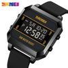 SKMEI Sport LED Light Watches Stopwatch 3Bar Waterproof Alarm Countdown Men's Digital Clock WristWatch Relogio Masculino
