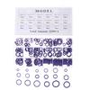 225Pcs Seal O-Ring R134A Car Air Conditioning Rubber Washer Assortment Box Set