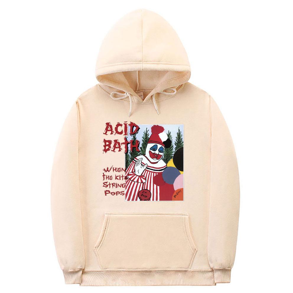 Толстовка с кислотной ванной Psychic TV Coil Sludge Metal Унисекс Женская мода Винтаж Свободные толстовки Топы Хип-хоп Рок Панк Готическая толстовка