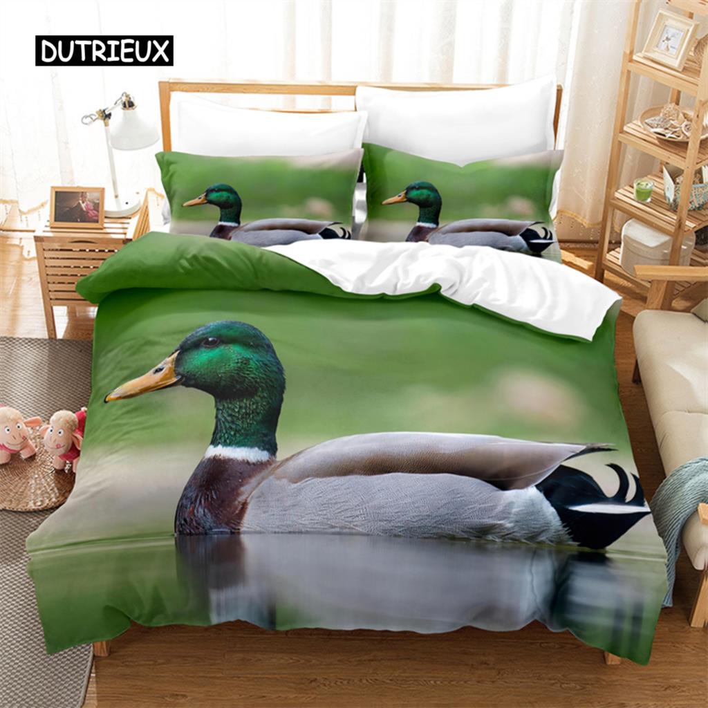 Комплект постельного белья Lovely Animals, комплект пододеяльников, постельное белье с 3D-печатью, комплект постельного белья размера Queen, модный дизайн