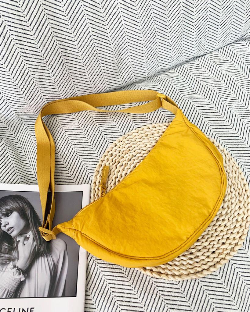 U-Style 2025 Женская модная нейлоновая сумка-пельмень кроссбоди - Легкая, универсальная, маленькая наплечная сумка