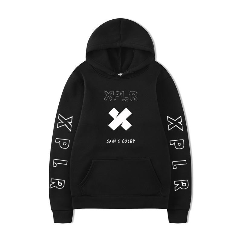 Autumn Winter Sam and Colby Printed Men's Hoodie Brand Hoody Clothes Vintage Fashion Casual Unisex Long Sleeve Pullovers