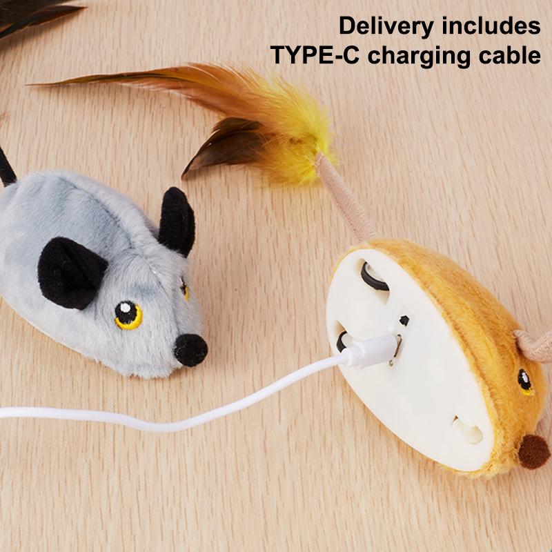 Creative Remote Control Simulated Mouse Toys Interactive Cat Toys Mouse Moving Cat Toys Funny Pet Cats Toys Pet Supplies