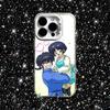 Чехол для телефона с мангой Ranma 12 для iPhone 16,15,14,13,12,11,Pro,XS,Max,Plus,Mini,SE Белый Конфетный Матовый Ударопрочный Чехол